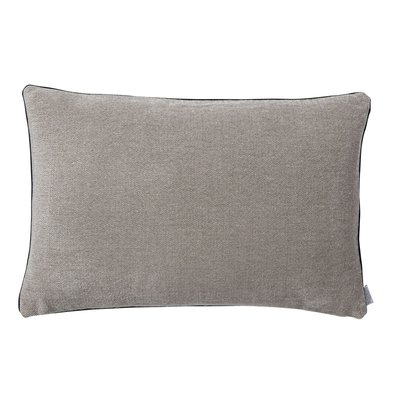 Housse de coussin unie en lin et velour, VOLTAIRE ALEXANDRE TURPAULT