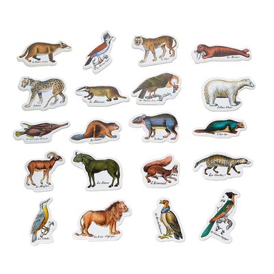 Magnets zoologiques de Buffon - Muséum national d'Histoire naturelle VILAC