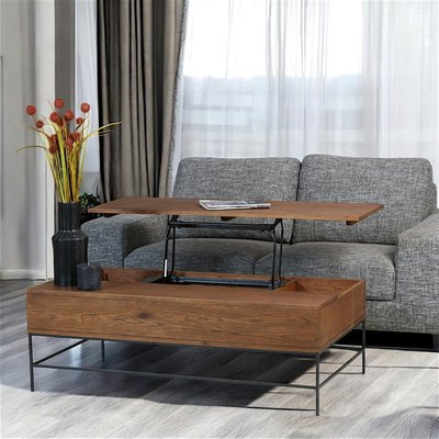 Table basse plateau relevable en bois OKA PIER IMPORT