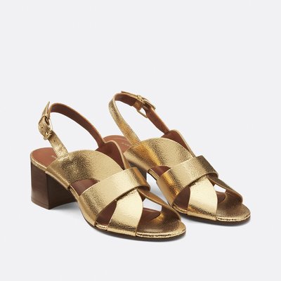 Sandales trotteur en cuir n° 551 RIVECOUR