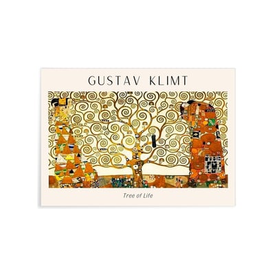 Affiche Gustav Klimt « Tree of Life » L'AFFICHERIE