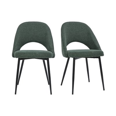 Chaises vintage pieds en métal noir (lot de 2) COSETTE MILIBOO