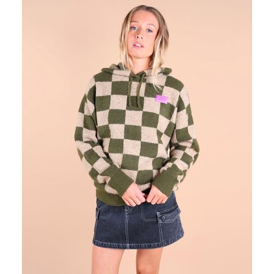Pull jacquard à capuche CHESS OXBOW