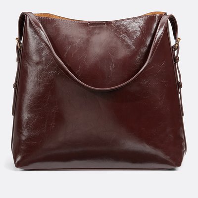 Bolso amplio vertical, efecto barniz LA REDOUTE COLLECTIONS