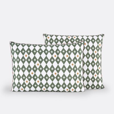 Funda de almohada, 50% algodón reciclado, Ernesto LA REDOUTE INTERIEURS