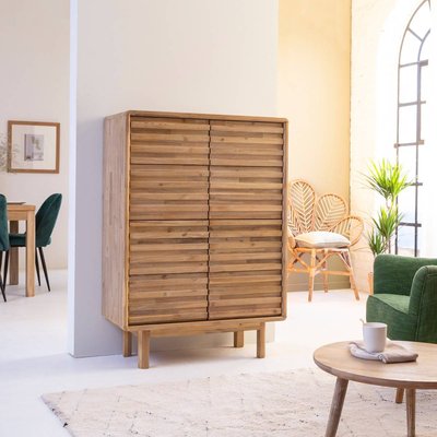 Buffet haut en bois d'acacia  MARIN MADE IN MEUBLES 