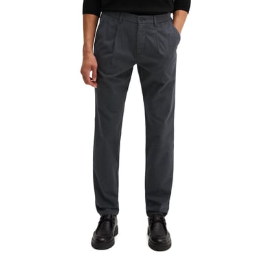 Pantalon chino modèle Morot, coupe jogger, plis, coupe fuselée en mélange élastique de coton bio et de viscose MARC O'POLO