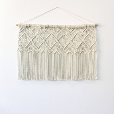 Decoração de parede em macramé MURALHA, Macramar MACRAMAR