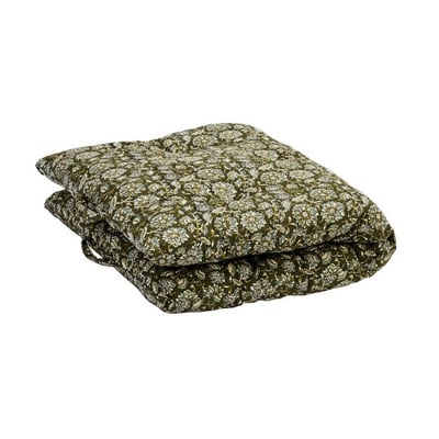 Matelas d'assise motif indien block print MADAM STOLTZ