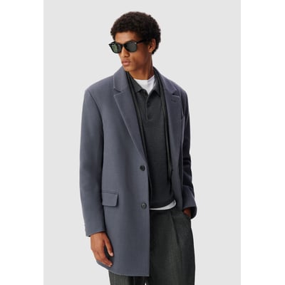 Manteau lainage mélangée IKKS