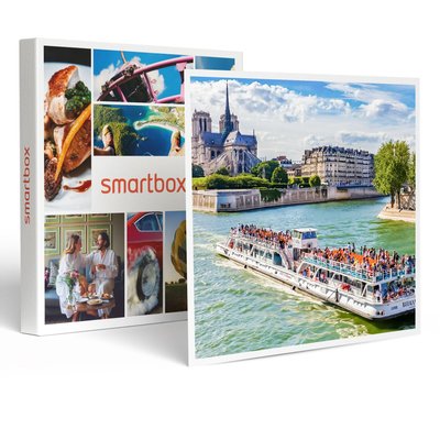 Croisière sur la Seine en bateau-mouche en famille pour 2 adultes et 1 enfant - SMARTBOX - Coffret Cadeau Sport et Aventure SMARTBOX