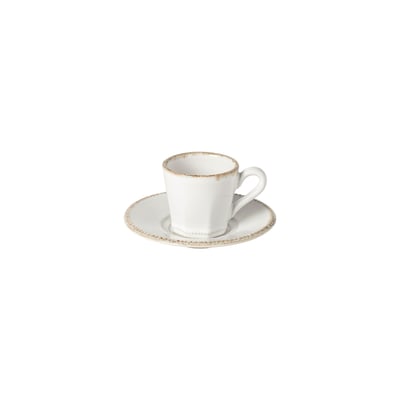 Tasse à café et soucoupe 0.14 L LUZIA COSTA NOVA