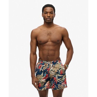 Short de bain à imprimé hawaïen longueur 43 cm SUPERDRY