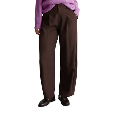 Pantalon en sergé large en mélange polyester-viscose MARC O’POLO DENIM
