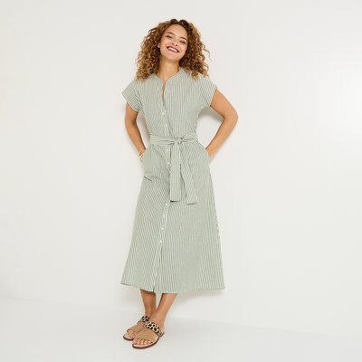 Robe longue rayée GRAIN DE MALICE