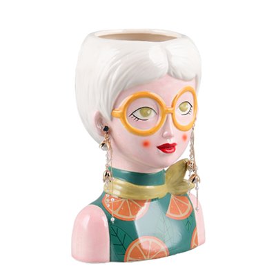 Vase décoratif visage - EDITHA BOITE A DESIGN