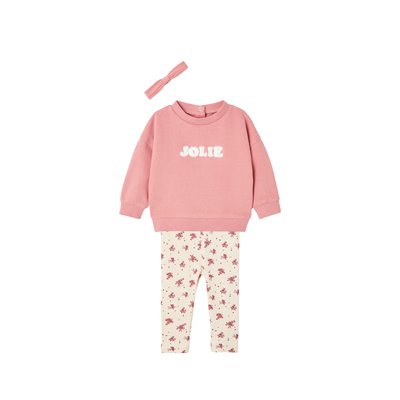 Ensemble sweat + legging + bandeau VERTBAUDET