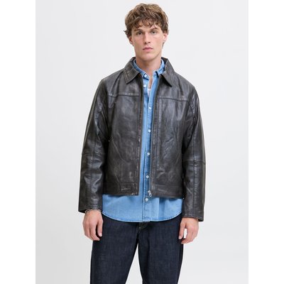 Veste En Cuir Veste en cuir JACK & JONES