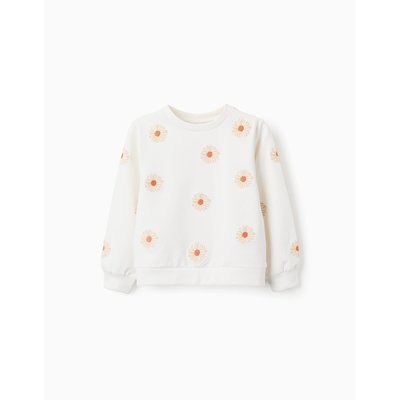 Sweat avec Broderies de Fleurs ZIPPY