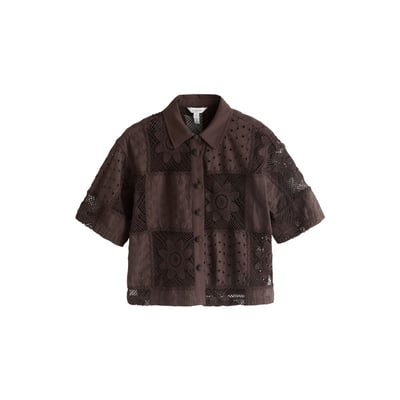Chemise manches courtes patchwork n. premium NEXT