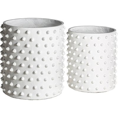 Cache-pots en céramique, lot de 2, Santorini RECOLLECTION