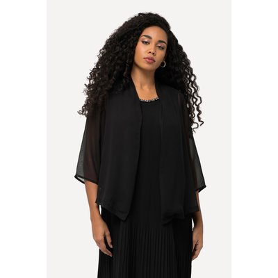 Veste en mousseline oversize. Col châle et ULLA POPKEN