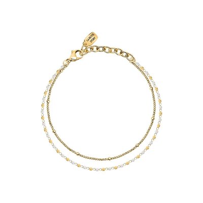Bracelet en acier et email LA PETITE STORY