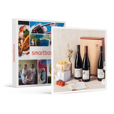 Coffret Pépites de vignerons : 3 grands vins et livret de dégustation pour 2- SMARTBOX - Coffret Cadeau Gastronomie SMARTBOX