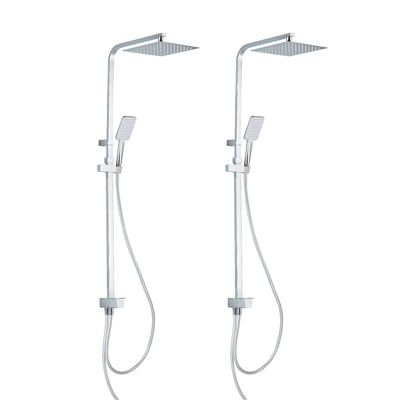 Lot de 2 colonnes de douche sans robinet, STUDIO SENSEA