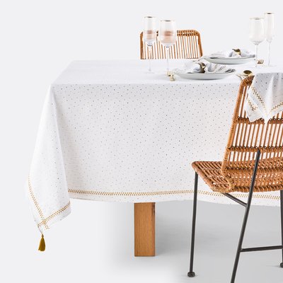 Nappe gaze de coton, Kumla étoiles brodées LA REDOUTE INTERIEURS