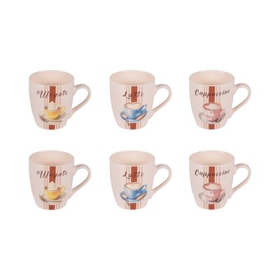 Coffret de 6 tasses   23 cl-BARISTA TABLE PASSION