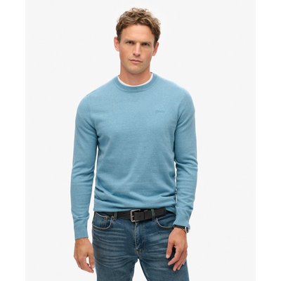 Pull ras-du-cou en cachemire et coton biologique SUPERDRY