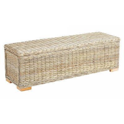 Banc avec espace de rangement, fibres naturelles, CUZCO NORDLYS