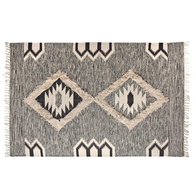 Tapis motif aztèque en coton 180 x 120 cm AUBRY GASPARD