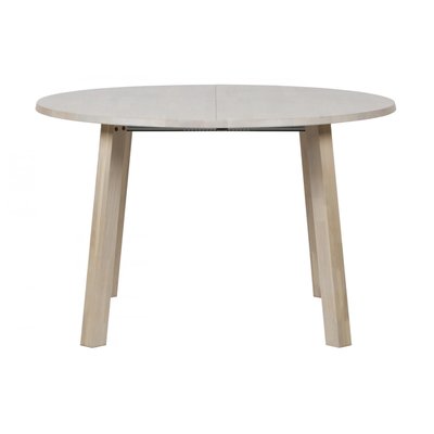 Table repas ronde extensible en chêne - LANGEJAN WOOOD