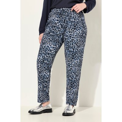 Pantalon en jersey motif léopard ULLA POPKEN