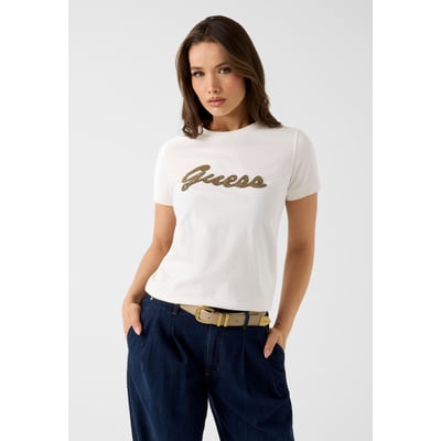 T-Shirt Avec Logo En Perles GUESS
