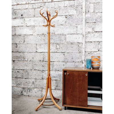 Porte manteaux en bois Albert N°33 - Bon état DEBONGOUT
