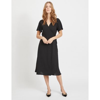 Robe portefeuille longueur midi VILA