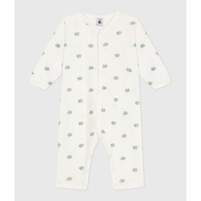 Baumwoll-Pyjama ohne Füsse, Motiv "Frösche" PETIT BATEAU