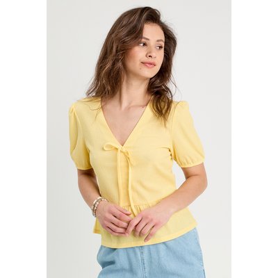 Blouse nouée brodée CACHE CACHE