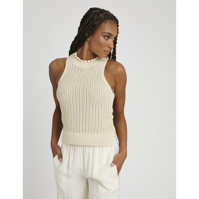 Débardeur en crochet pailleté BZB