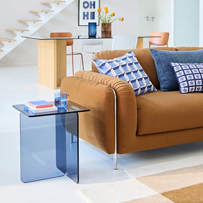 Zaz Side Table in Tempered Glass LA REDOUTE INTERIEURS