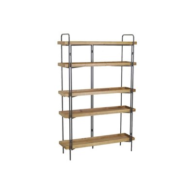 Etagère 5 niveaux en bois et métal Droite AUBRY GASPARD