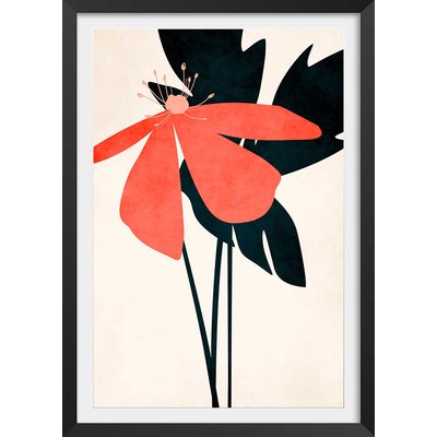 Affiche Coeur de fleurs HEXOA