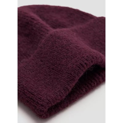 Bonnet maille côtelée MANGO