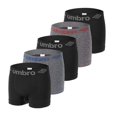 Lot de 5 Boxers sans couture microfibre UMBRO