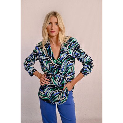 Blazer droit à imprimé MOLLY BRACKEN