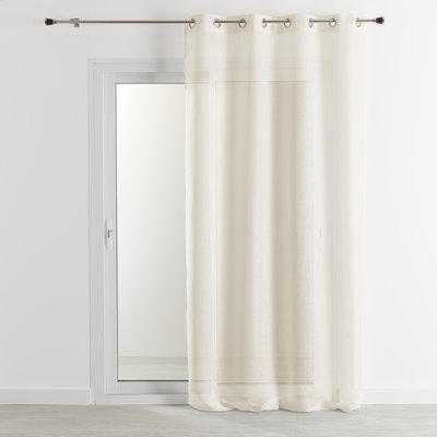 Rideau voilage 100% lin fluide - QABANE HOME MAISON