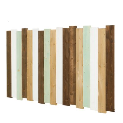 Tête de lit bois multicolore 140 cm - DAKARI HANNUN
